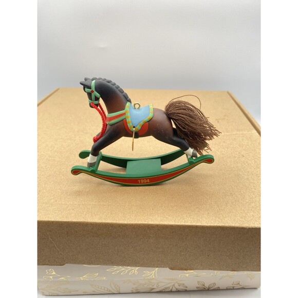 Hallmark 1994 Keepsake Rocking Horse Christmas Ornament - # 14 in Series Vintage - Picture 3 of 5